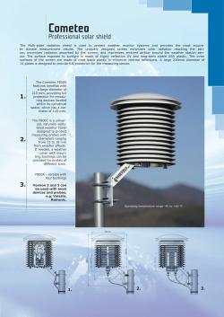 Catalogue Sheets - COMETEO Meteo Shield